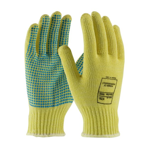 Pip Cut Resistant Coated Gloves, A3 Cut Level, PVC, L, 12PK 08-K300PD/L