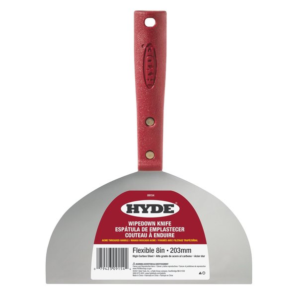Hyde Flex Carbon Steel Wipe Down Knife 8 09154