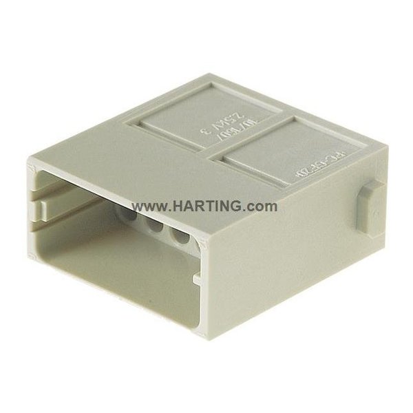 Harting Rectangular Connector Insert, 10 A 09140173001