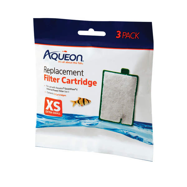 Aqueon Replacment Filter Cartridges 3Pcs Extra Sml 100106415