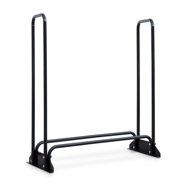 Champion Power Equipment 1/2 Face Cord Steel Firewood Storage Rack, Black 100540