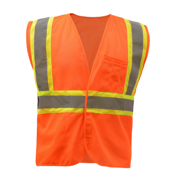 Gss Safety Standard Class 2 Mesh Zipper Safety Vest 1010-S/M