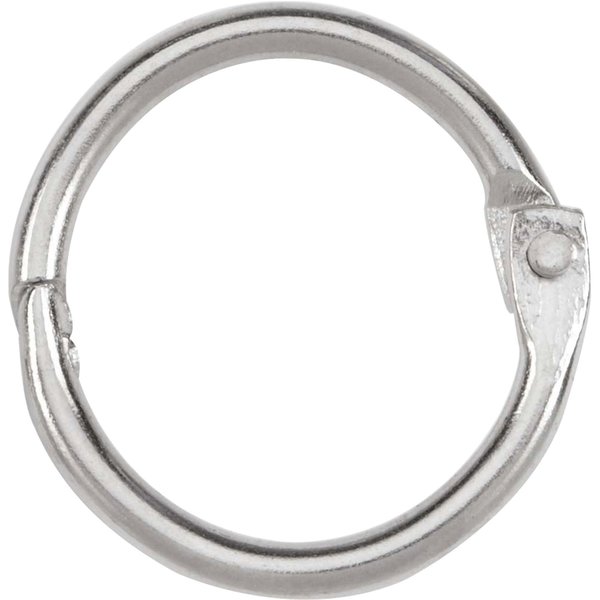 Acco Ring, Leaf, Loose, 3/4", PK100, Silver, 100 PK 72201