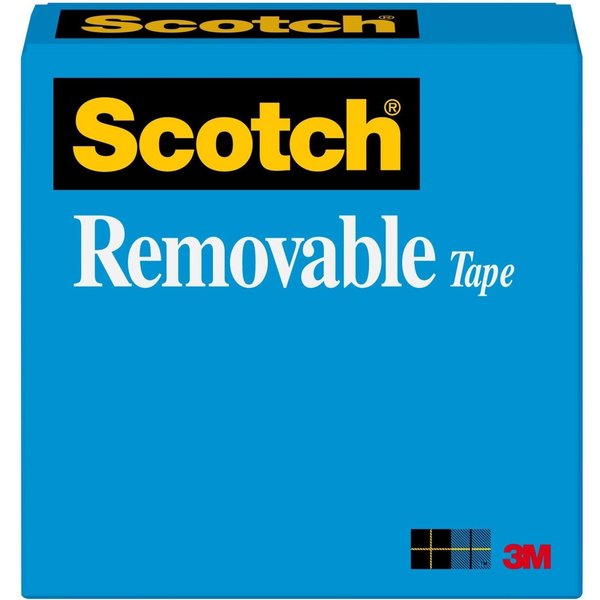 Scotch Tape, Rl, Removeable, 3/4X1296 811341296