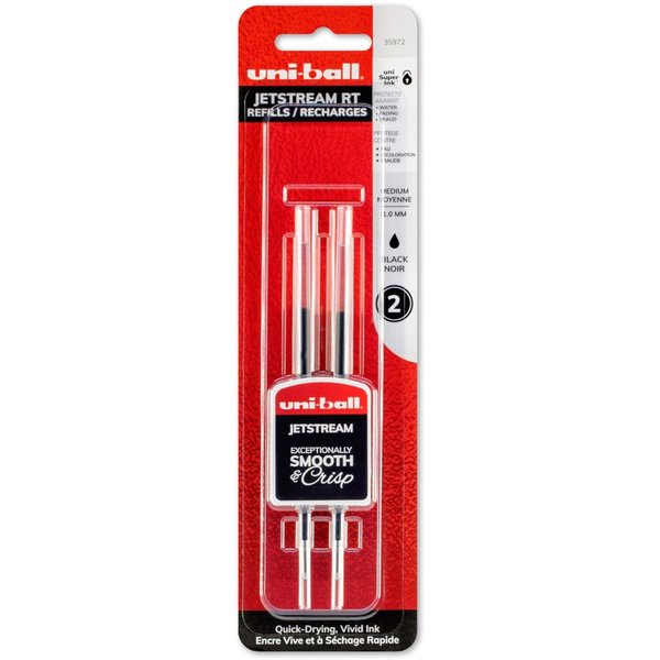 S.P. Richards Co Refill, Jtstrm Rt, 1.0, Bk, PK2 UBC35972