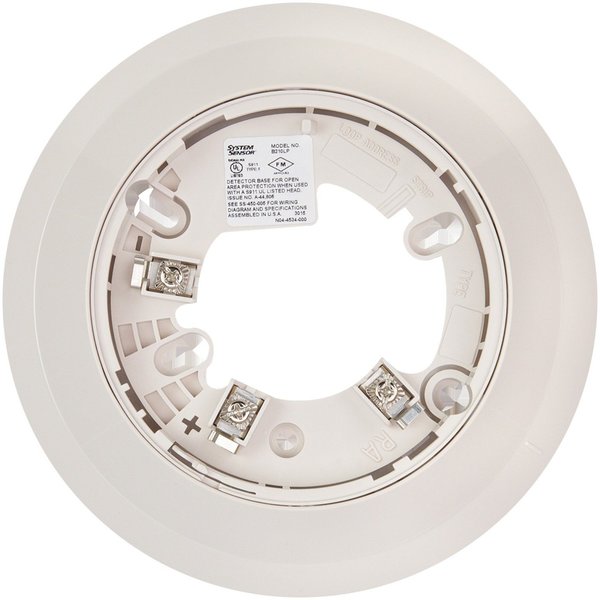 System Sensor Detector Base, 6"Flgd, 2Wire B210LP