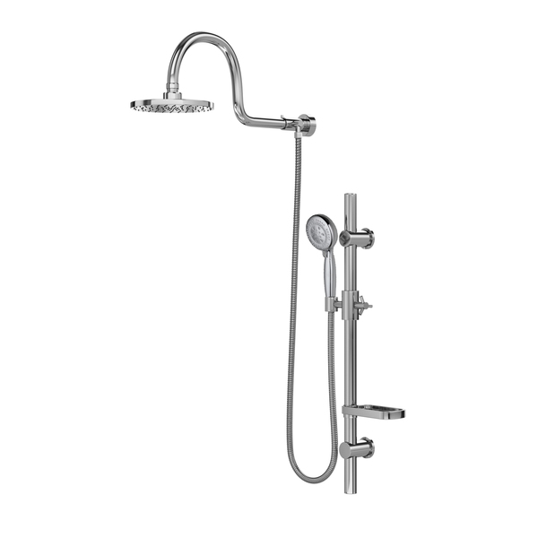 Pulse Showerspas Shower System, Chrome, Wall 1019-CH