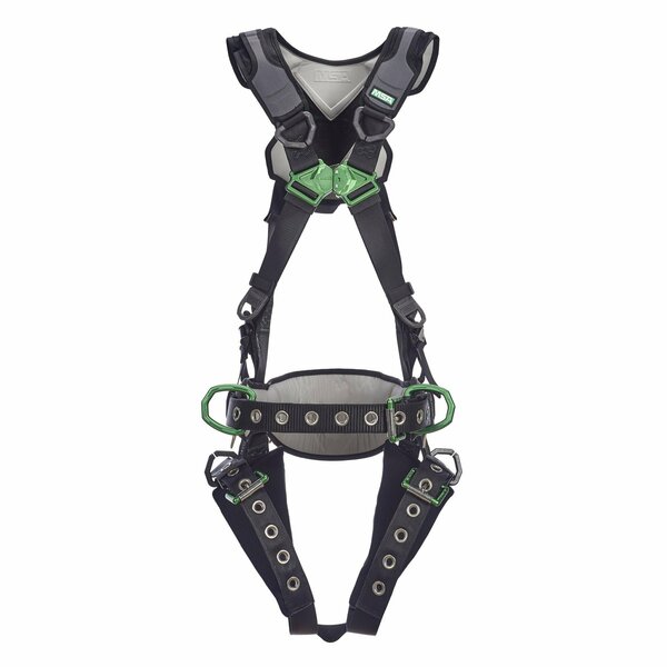 Msa Safety Harness, Full Body, XL 10211330