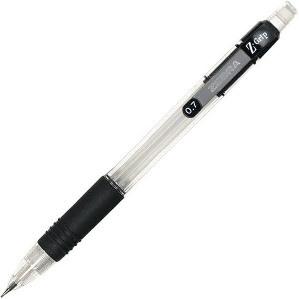 Zebra Pen Z-Grip Mechanical Pencil 0.7mm Black 7pk 52471