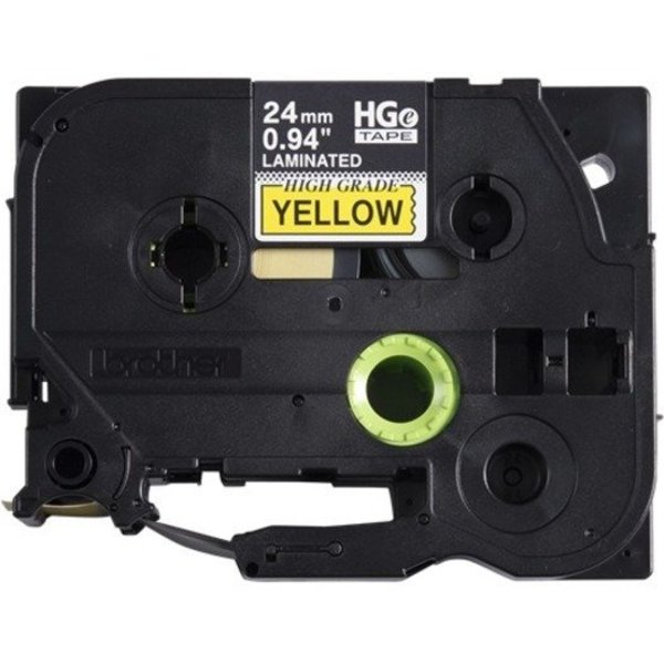 Brother Label, Black/Yellow, Labels/Roll: Continuous HGE6515PK