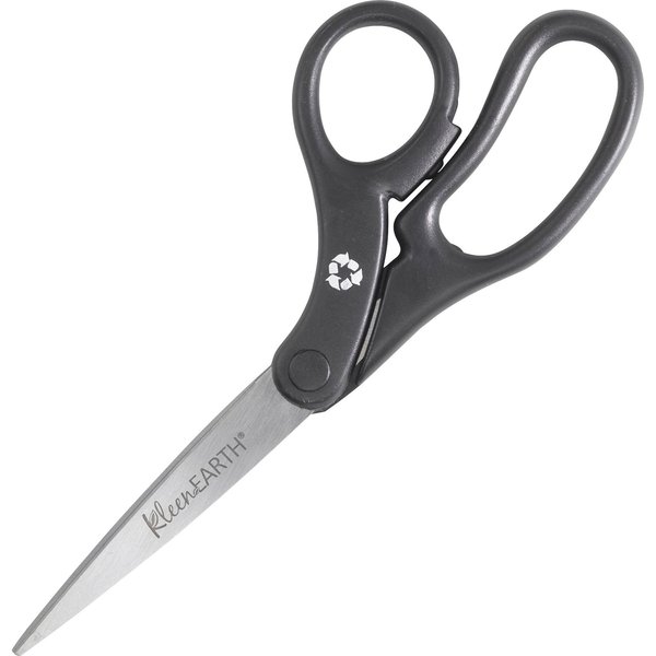 Westcott Scissors, 8" KleenEarth Basic Bent Scissors, Black 15584