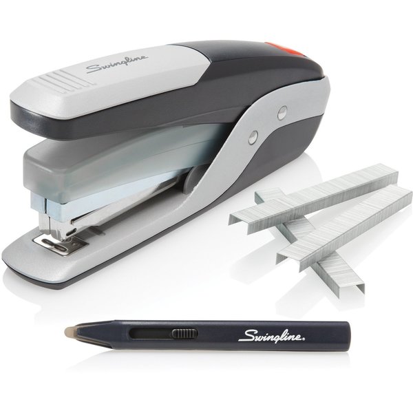 Swingline Stapler, Full, Quicktch, Black/Silver 64580