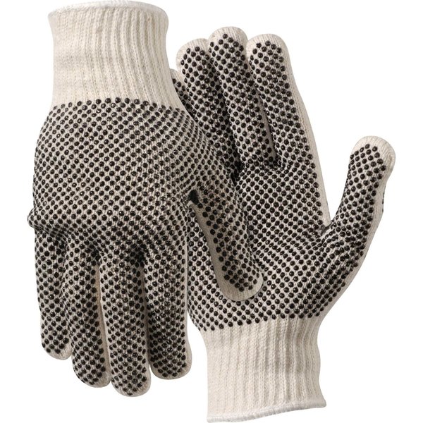 Mcr Safety Gloves, Cotton/Polyester, L, PK12 9660LM