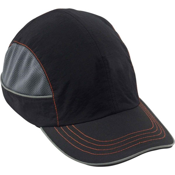 Ergodyne Bump Cap, Long, Black, Safety Cap, Black 23344