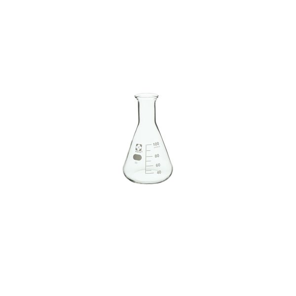 Vee Gee Sibata Glass Erlenmeyer Flask, 100mL, PK10 10530-100A