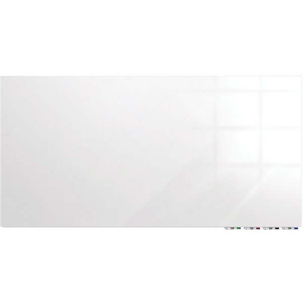 Ghent 48"x60" Glass Dry Erase Board, White, Dry Erase Height: 48" ARIASN45WH