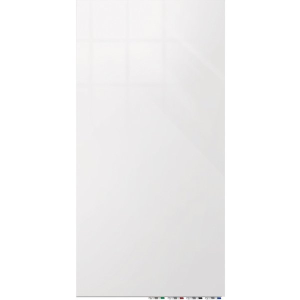 Ghent 96"x48" Glass Dry Erase Board, White ARIASN84WH