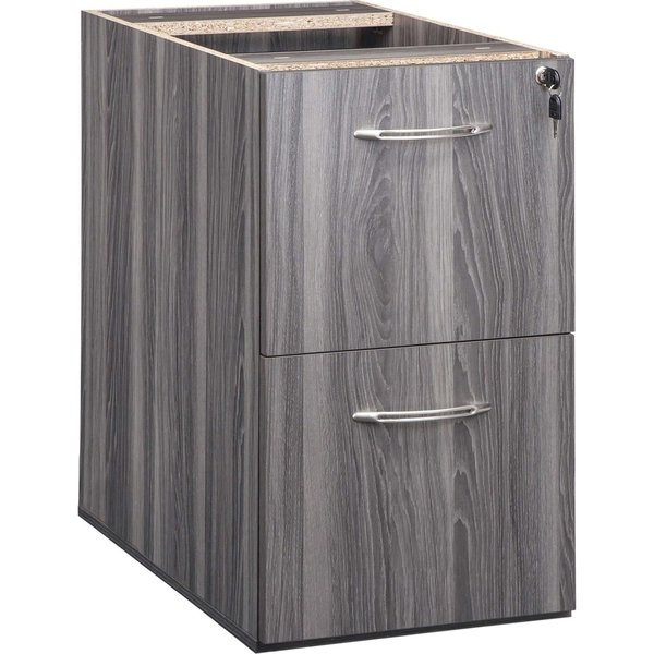 Mayline 15.24" W Pedestal File Cabinet, Gray Steel AFF20LGS