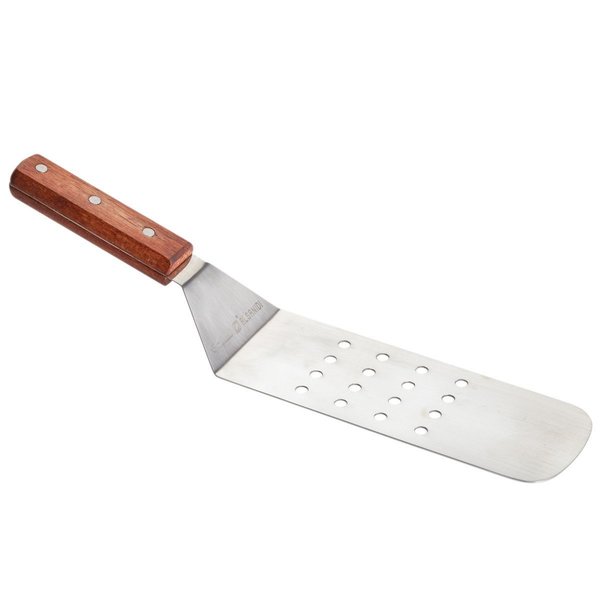 Tablecraft Turner, Perforated, SS/Wood Handle, 14.5 10846