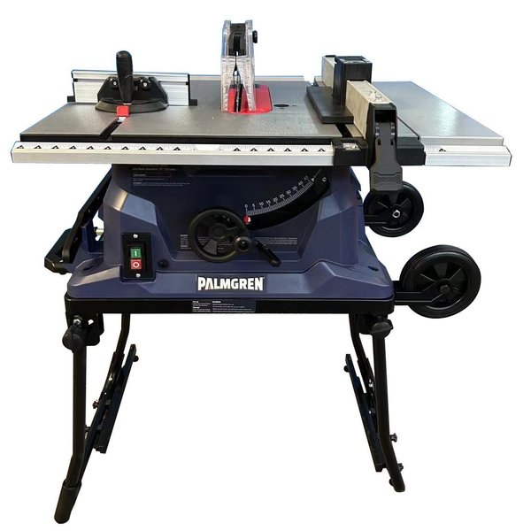 Palmgren Table Saw 10", Cut 3-1/4" at 90 Degrees 9683408