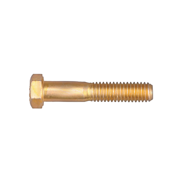 Disco Grade 8, 3/8"-16 Hex Head Cap Screw, Zinc Yellow Steel, 2 in L 11492PK