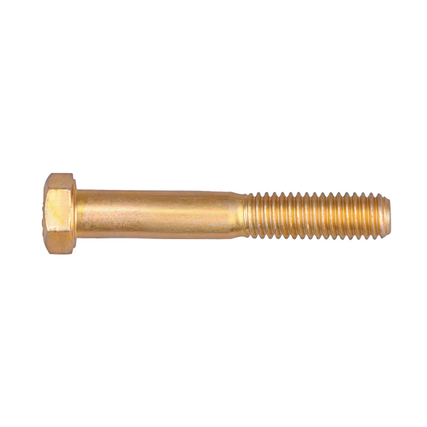 Disco Grade 8, 3/8"-16 Hex Head Cap Screw, Zinc Yellow Steel, 2-1/2 in L 11494PK