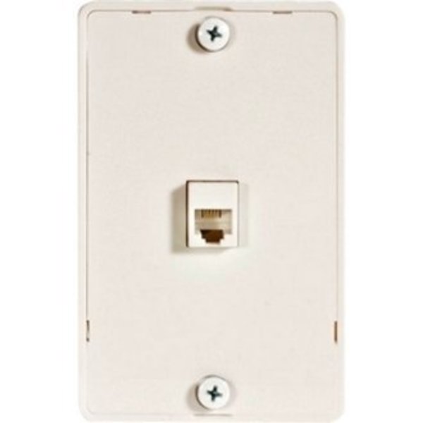 Steren Hanging Wall Plate UL White, Telephone 301-094WH