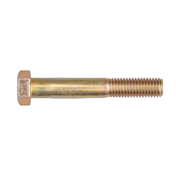 Disco Grade 8, 5/8"-11 Hex Head Cap Screw, Zinc Yellow Steel, 4 in L 11563PK