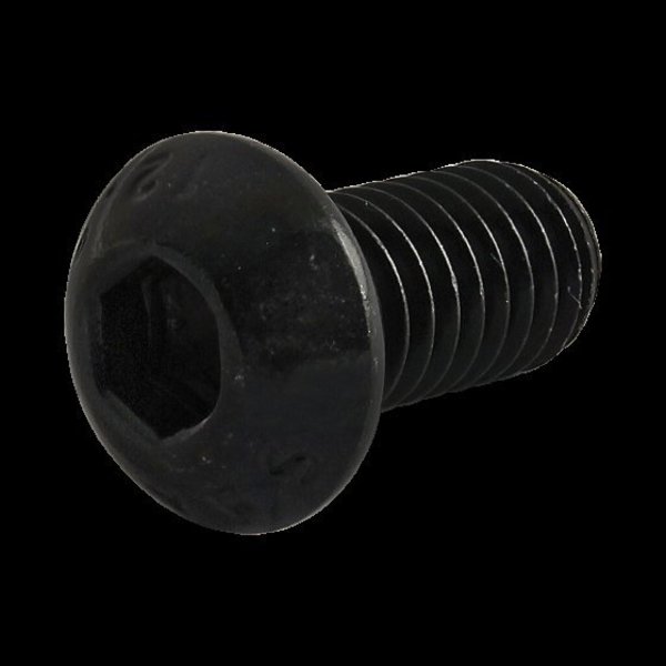 80/20 M6-1.00 Socket Head Cap Screw, Black Oxide Steel, 12 mm Length 11-6312