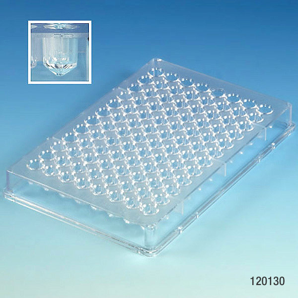 Globe Scientific Microtest Plate, 96 Well, Ps, PK50 120130