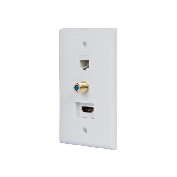 Monoprice Recessed HDMI Wall Plate HDMI/Cat5E 12097