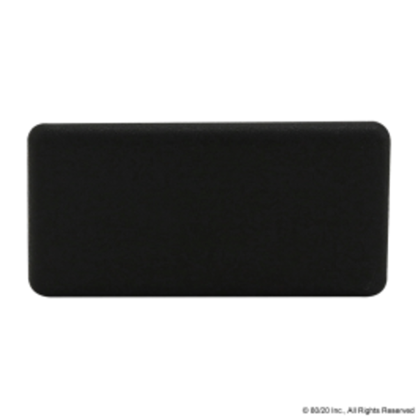 80/20 End Cap 40X80 2Pin Tab8 Nylon Blk 12261