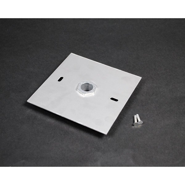 Wiremold Box Adaptor, Gray, Aluminum AL2451H