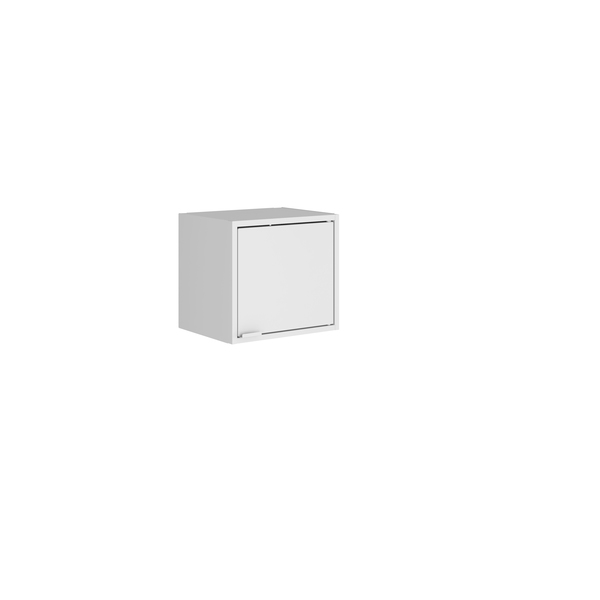 Manhattan Comfort Smart Floating Cube Cabinet in White 12GMC1
