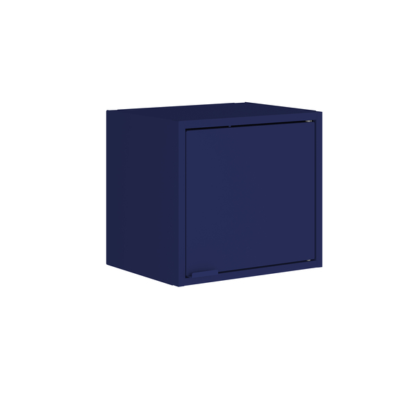 Manhattan Comfort Smart Floating Cube Cabinet in Blue 12GMC4