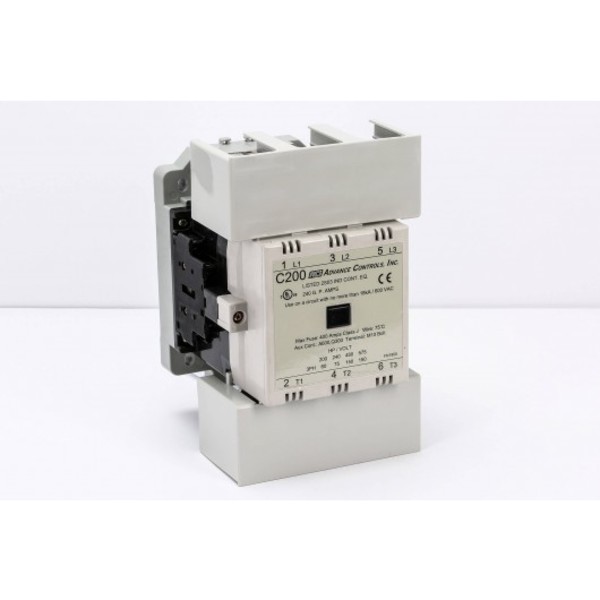 Noark Contactor, 460V, 2No+2Nc Aux C200.322-460