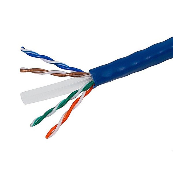 Monoprice Cat6 Utp, cm, 550 MHz, Blue 500 ft. 13670