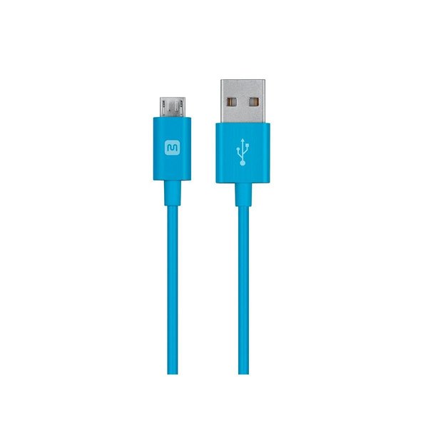 Monoprice Usb A To Micro B Cable, 6 ft.Blue 13929