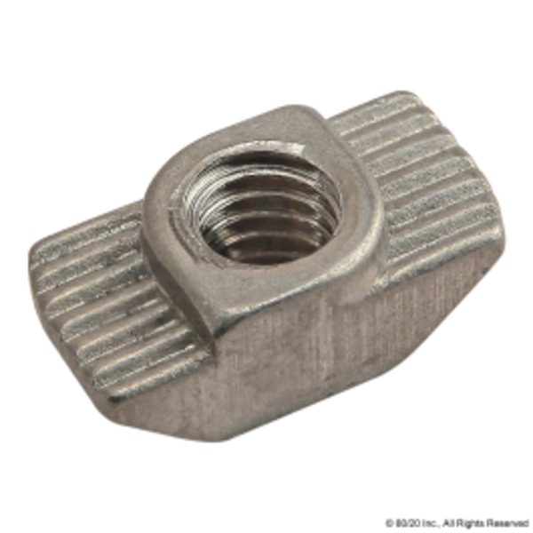 80/20 Hammer Nut Slot 6 M4 Stainless 14166