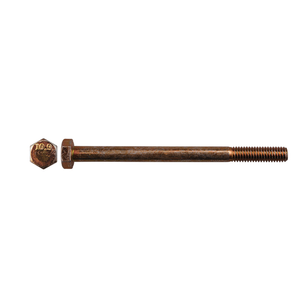 Disco Class 10.9, M6-1.00 Hex Head Cap Screw, Zinc Yellow Steel, 80 mm L 14439PK