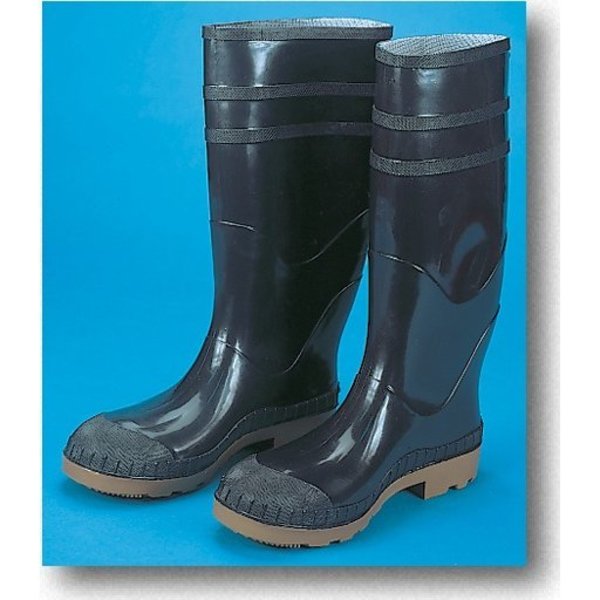 Mutual Industries 16" Pvc Blk Sock Steeltoe Size 10 14502-2-10