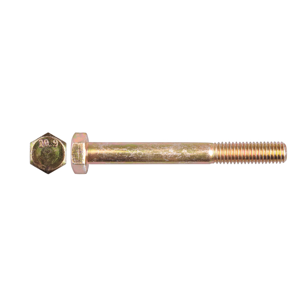 Disco Class 10.9, M8-1.25 Hex Head Cap Screw, Zinc Yellow Steel, 70 mm L 14505PK