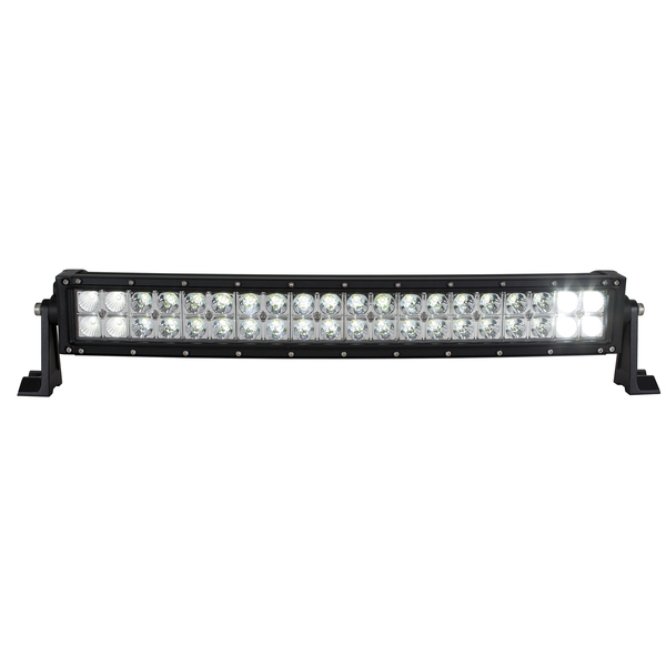 Buyers Products 22.5 Inch 10,800 Lumen LED Clear Curved Combination Spot-Flood Light Bar 1492172