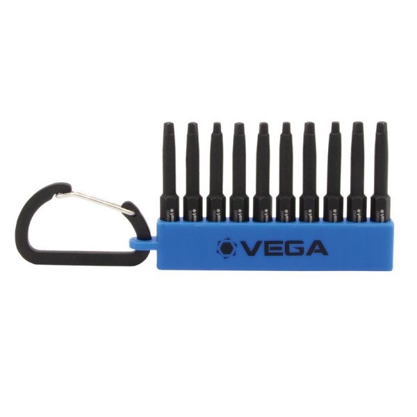 Vega Square 2 Extra Hard Carabiner Set, 10 pc, 4 in Length, S2 Steel 150R2AXCS10