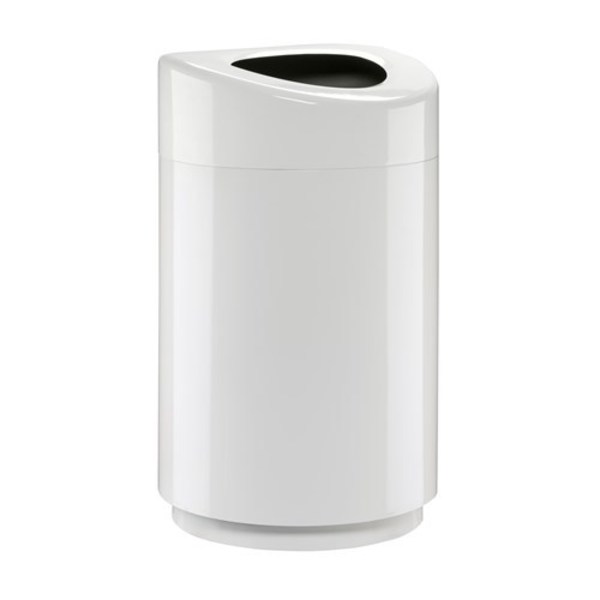 Safco 30 gal. Trash Can, Open 9920WH