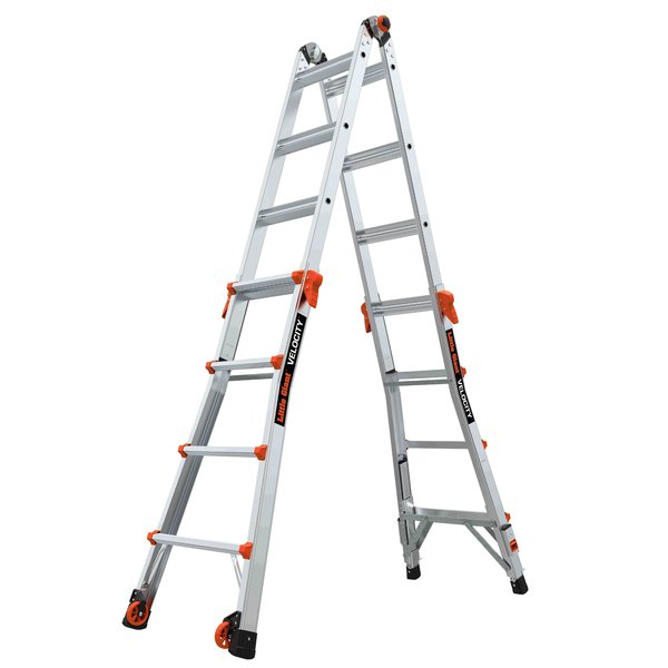 Little Giant Ladders Articulated Ladder-Ratchet Levelers, Al 15417-801