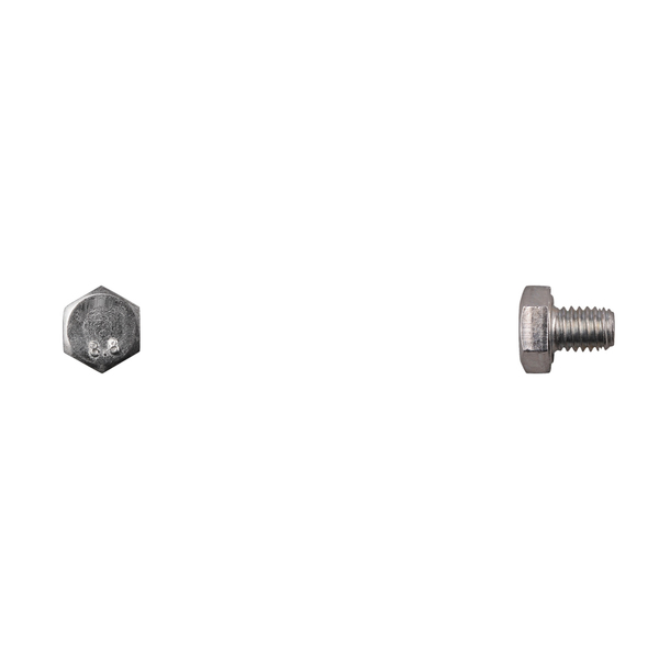 Disco Class 8.8, M6-1.00 Hex Head Cap Screw, Zinc Plated Steel, 8 mm L 15565PK