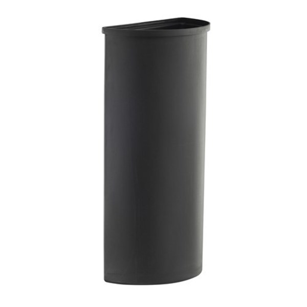 Safco Half-Round Recycling Bin, Plastic 9651