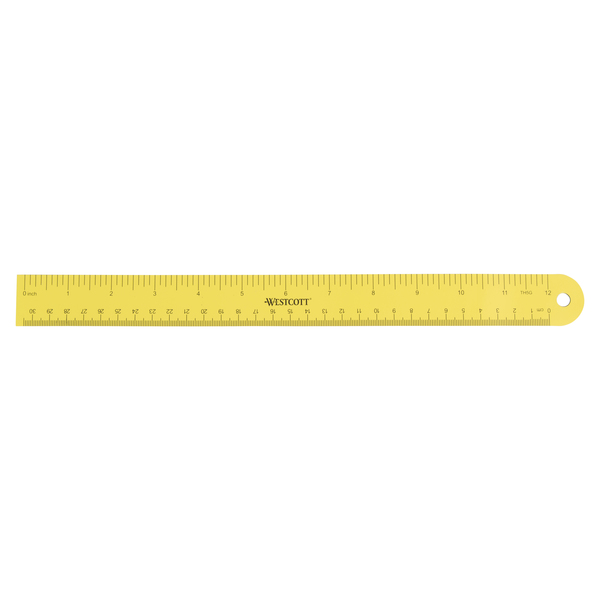 Westcott Rulers, 12 Magnetic Strip Ruler (1.0mm Thick) 15990