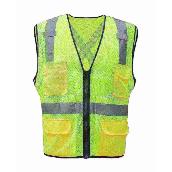 Gss Safety Premium Class 2 Brilliant Vest, Orange 1702-5XL